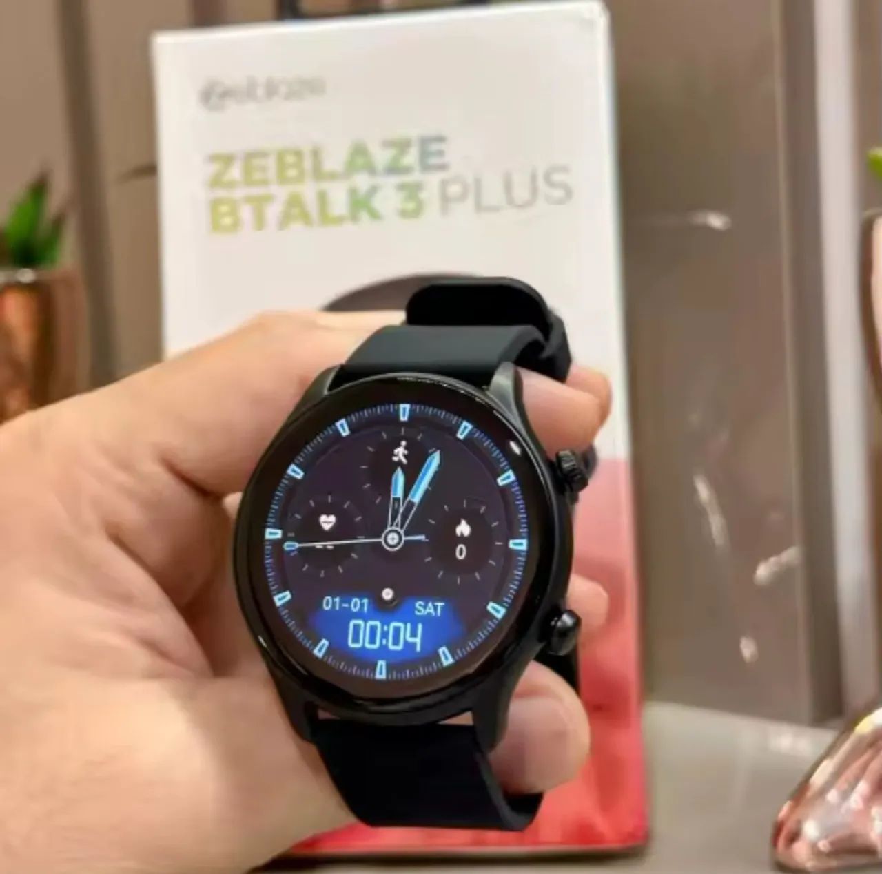 Smartwatch Zeblaze Btalk 3 Plus - Faz e atende ligações/ Monitor de saúde 24H (Lacrado) - Foto 2