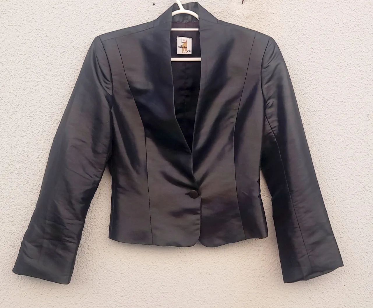 Blazer acetinado Silvia Dore - Foto 2