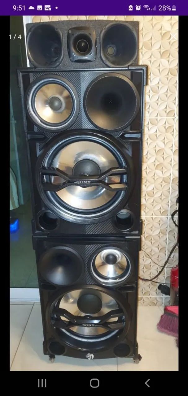 Caixas de som Sony