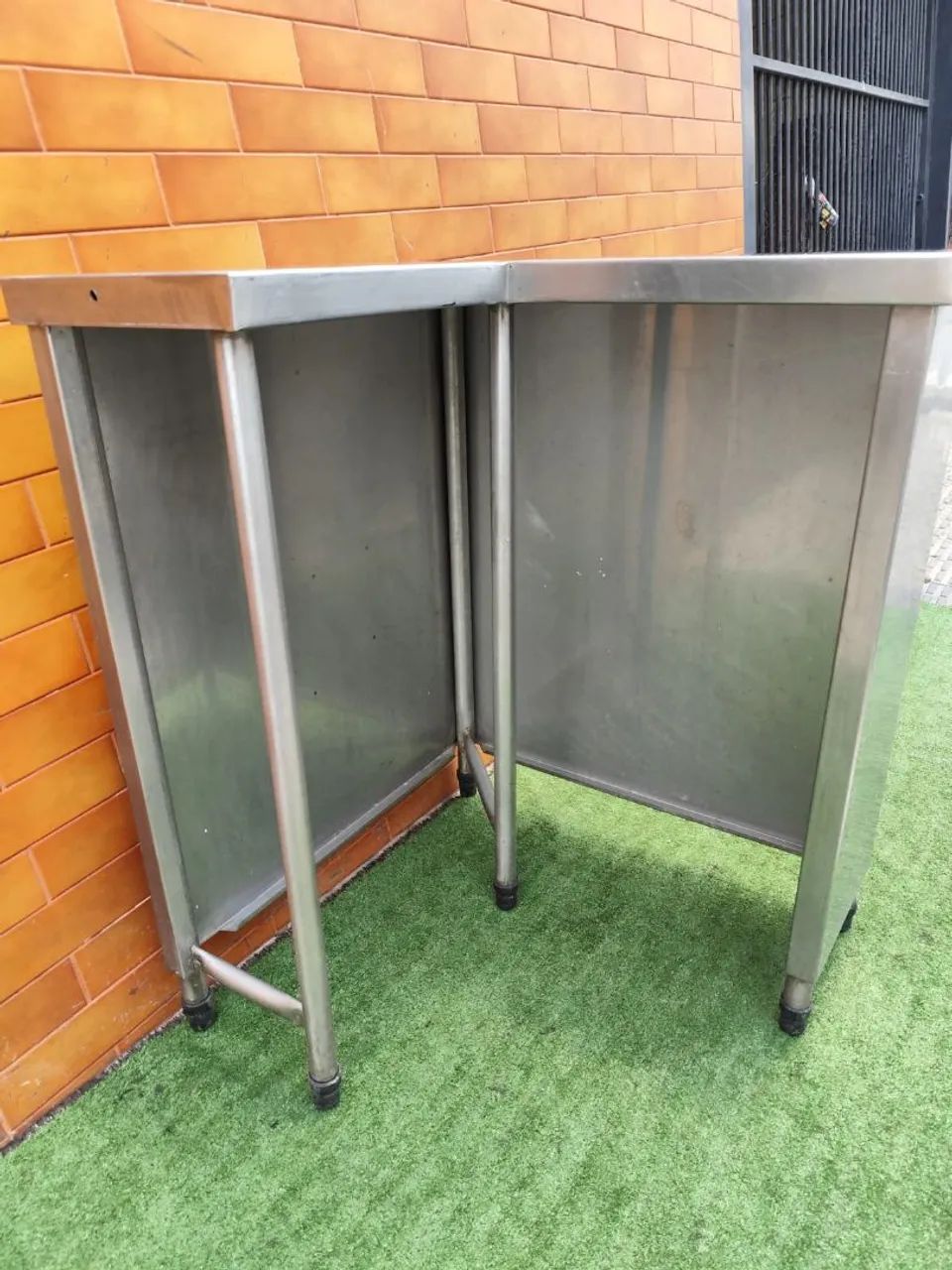Mesa balcão em Aço Inox - Foto 3