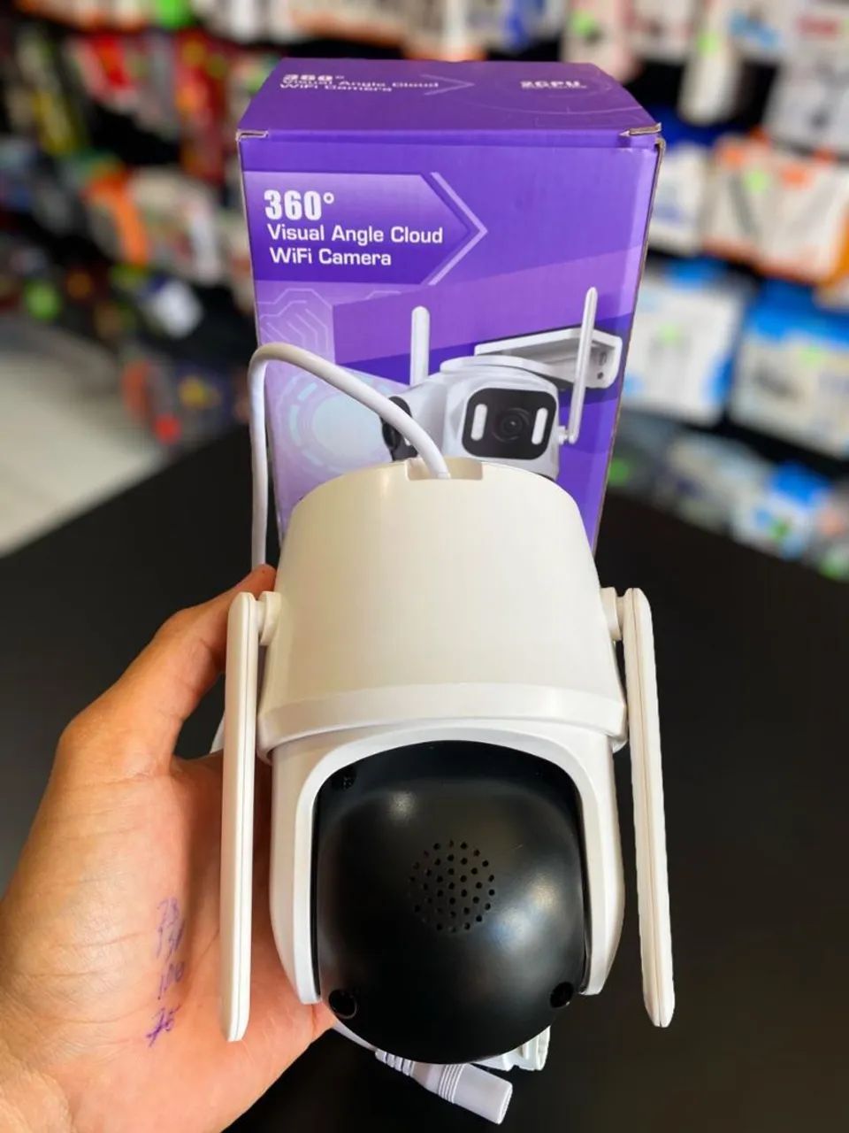 CÂMERA WIFI 3 LENTES EXTERNA A PROVA D?ÁGUA 360 - Foto 6