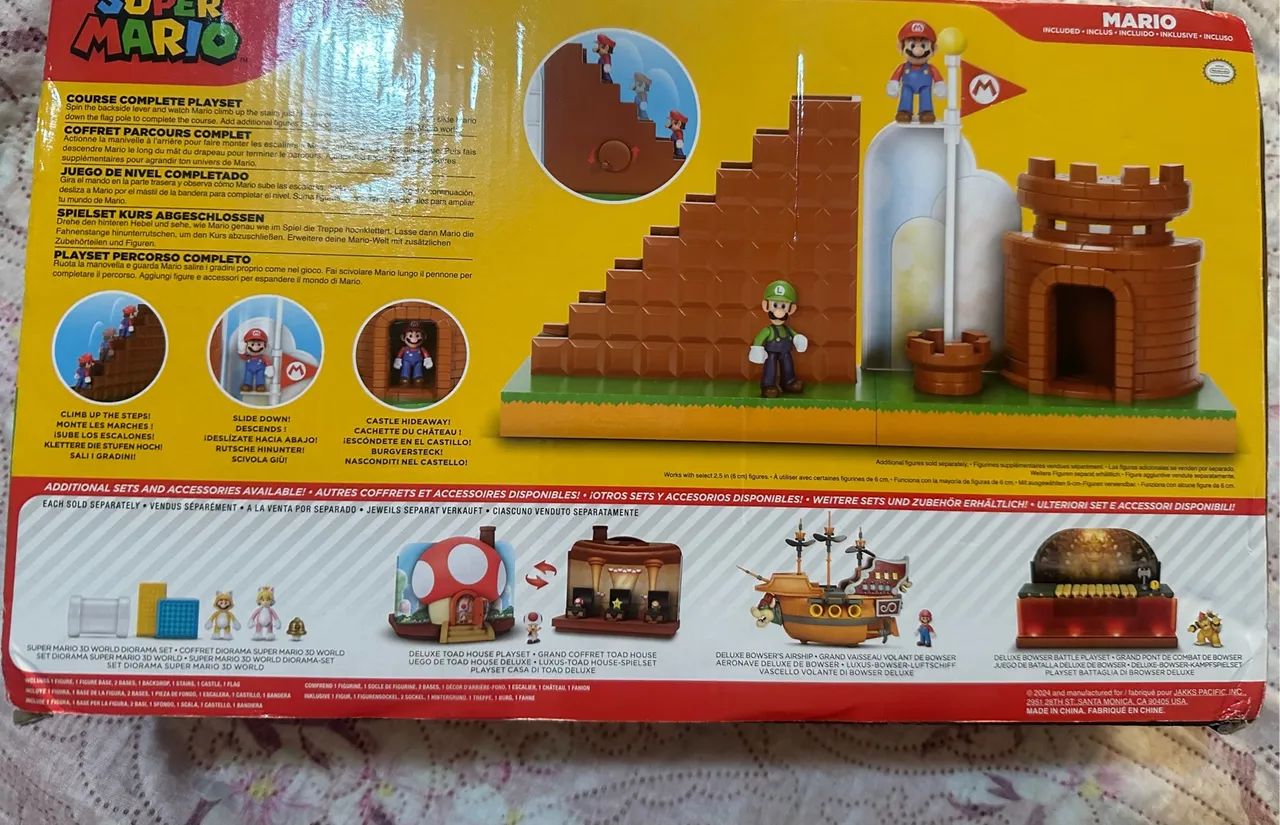 Playset Super Mario Completo - Brinquedo - novo lacrado 