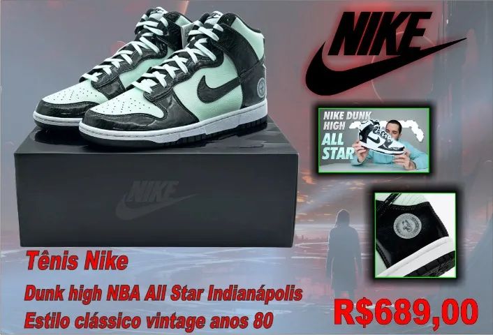 Tênis Nike NBA All Star Indianápolis.