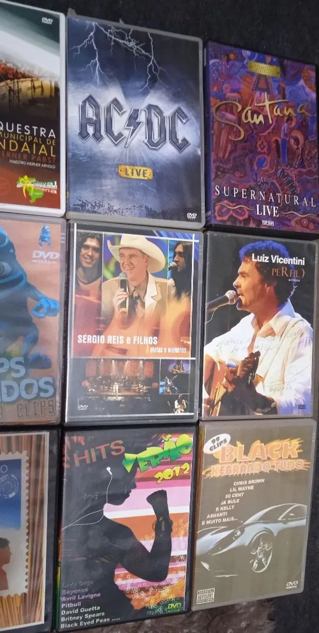 Lote com 15 DVDs de Música  - Foto 3
