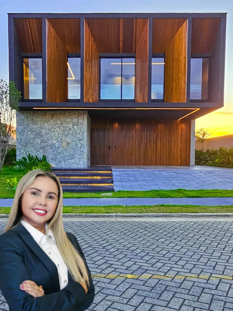 Ebony, casa no Alphaville com 5 suítes, máxima integração e piscina com SPA, design futuri
