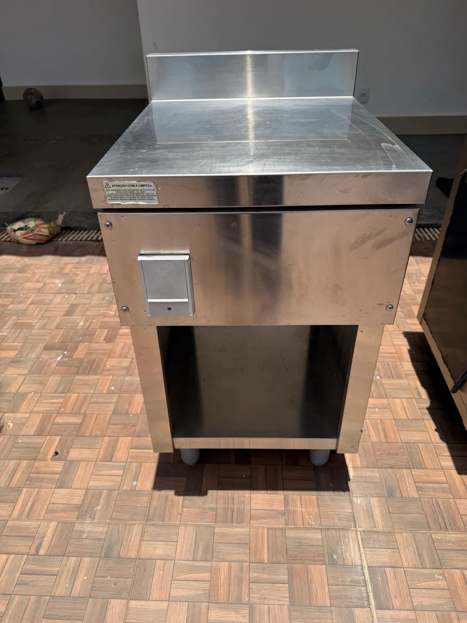 Cozil mesa de apoio cozinha inox nova 