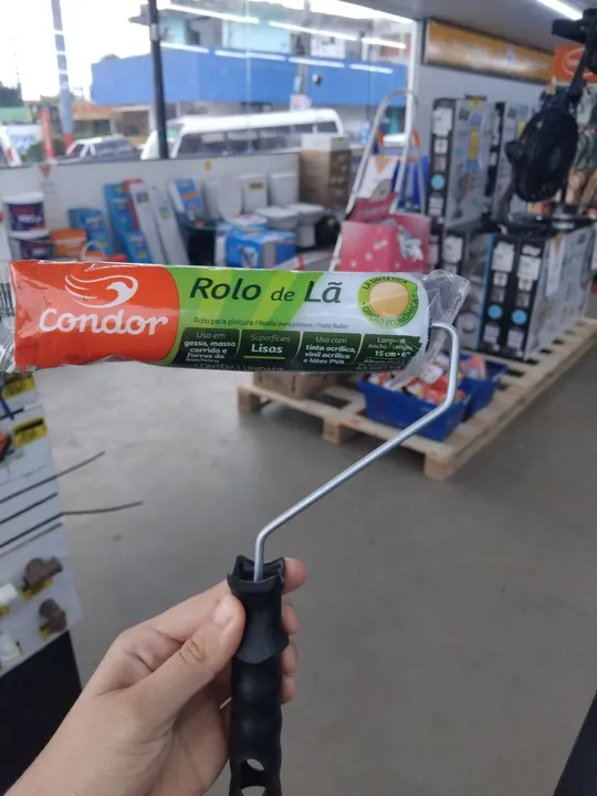 Rolo de lã Condor para pintura - Novo