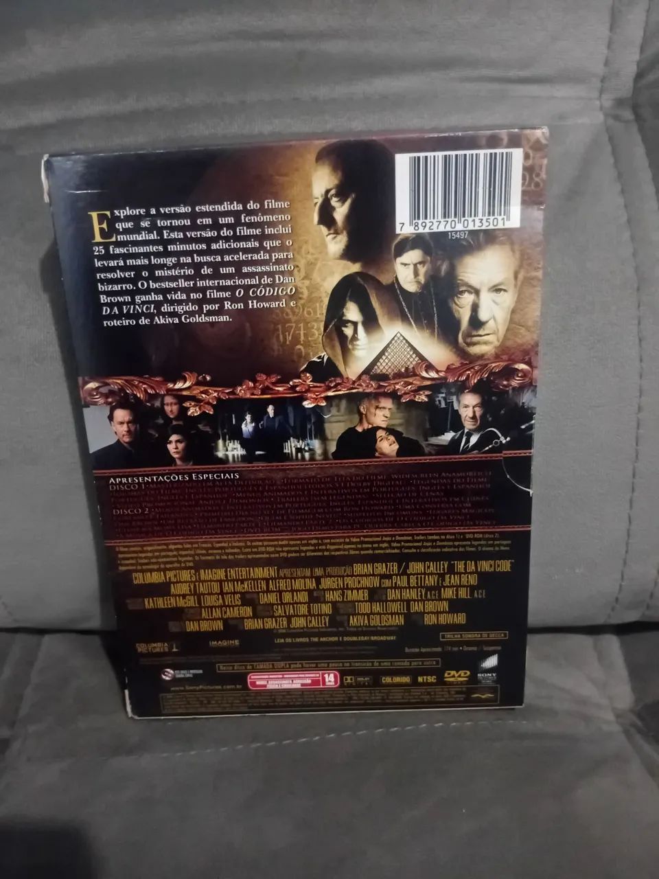 DVD O código  Da Vinci edição dupla estendida 64313032164354123