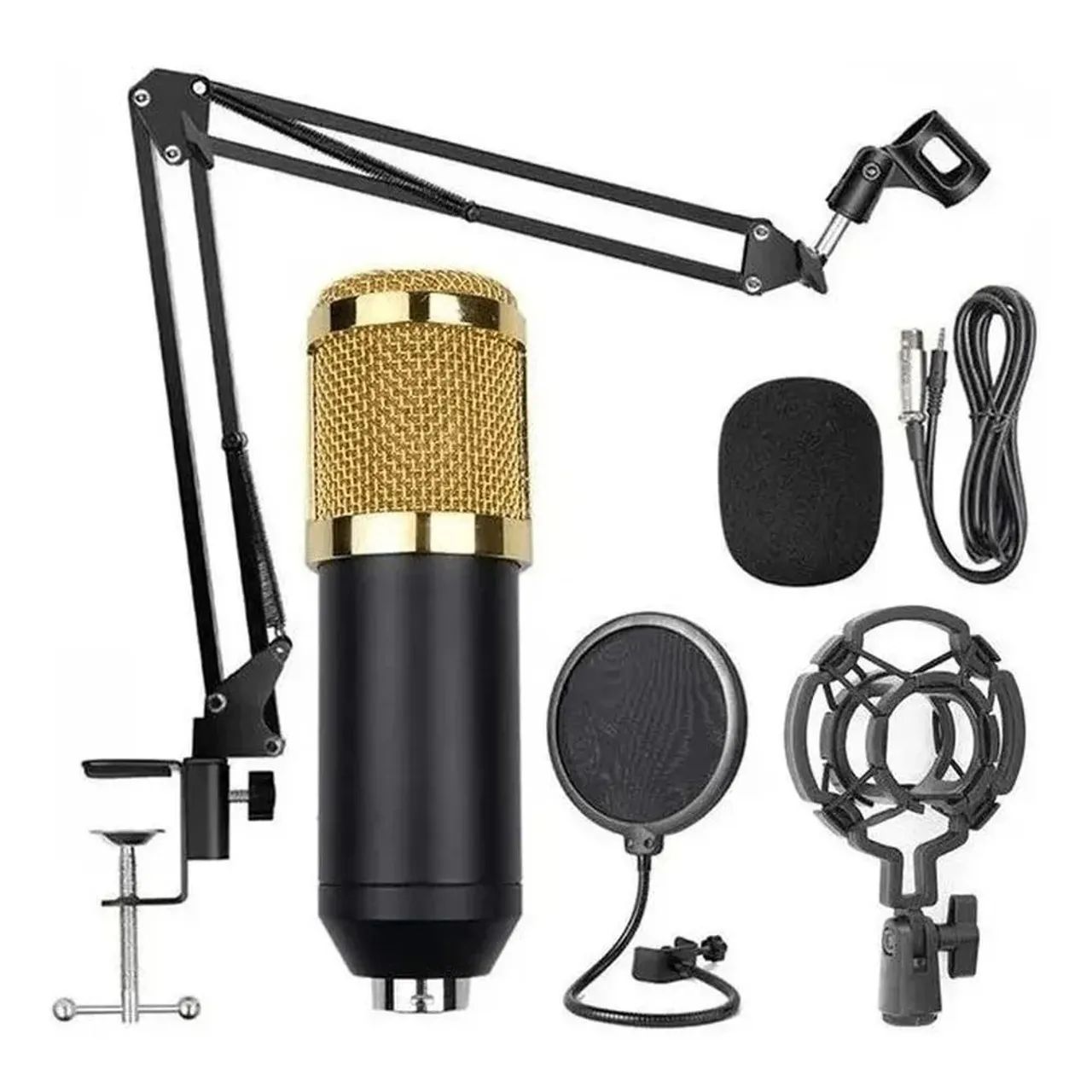 Microfone Condensador Studio Gravação Completo - Novo - Foto 5