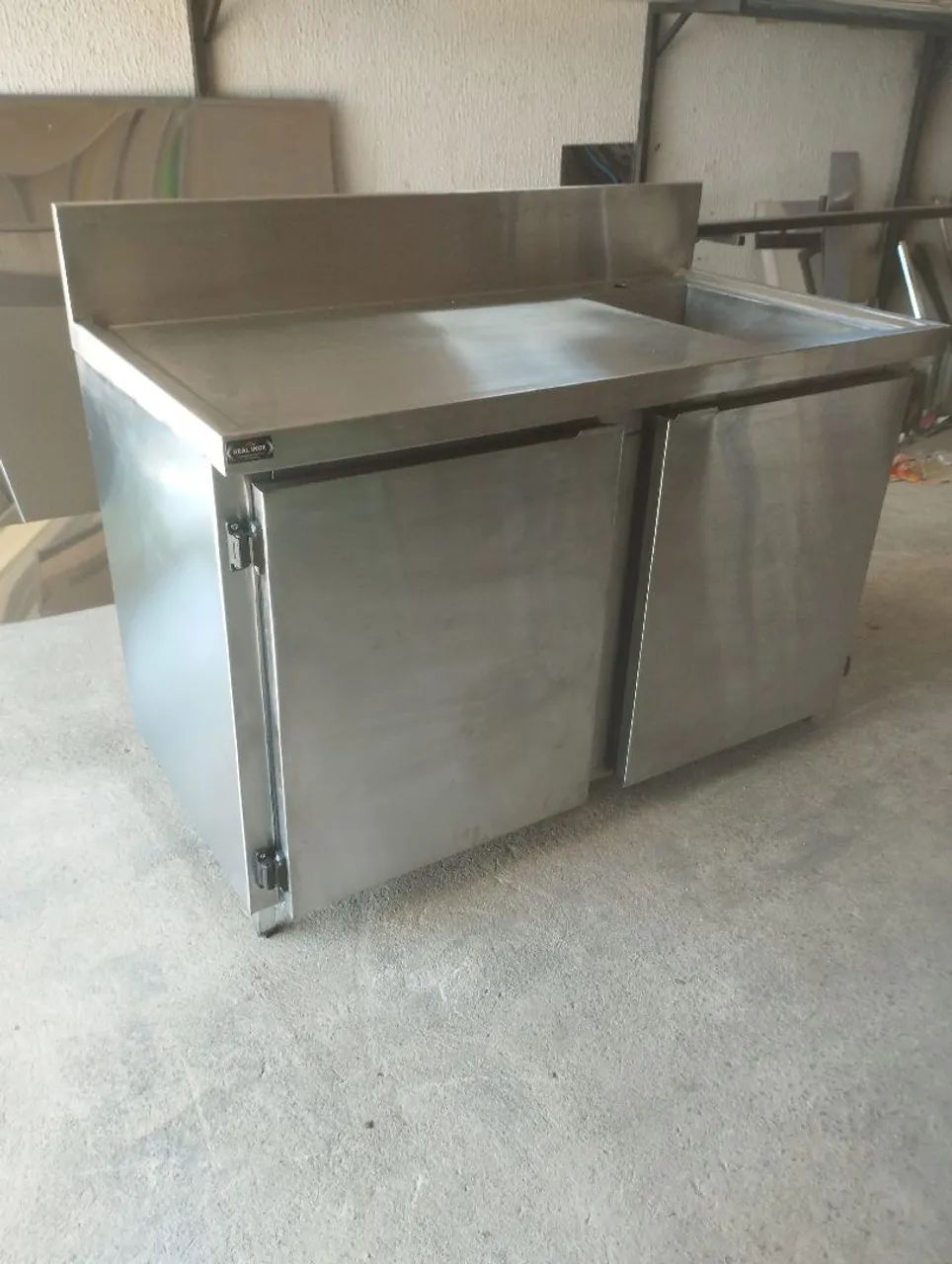 Balcão em aço inox, armários, gabinete  - Foto 2