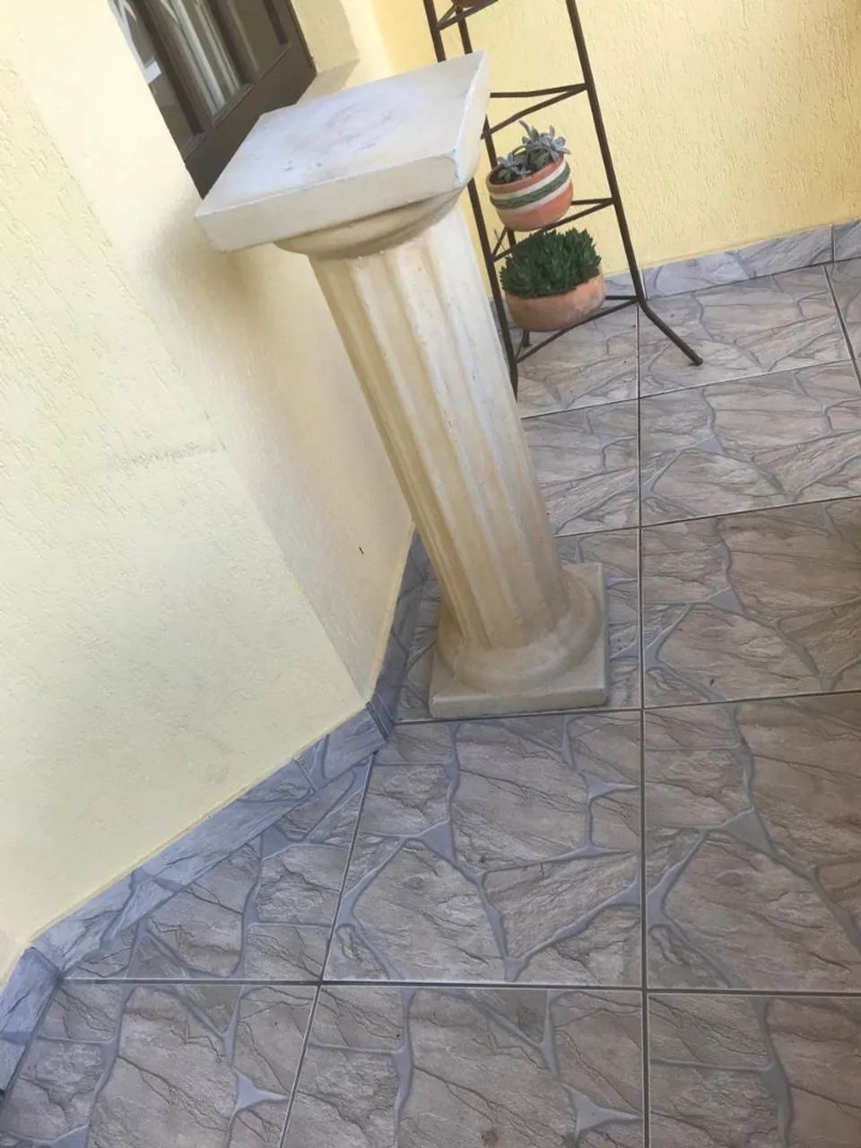 Colunas romanas para vasos