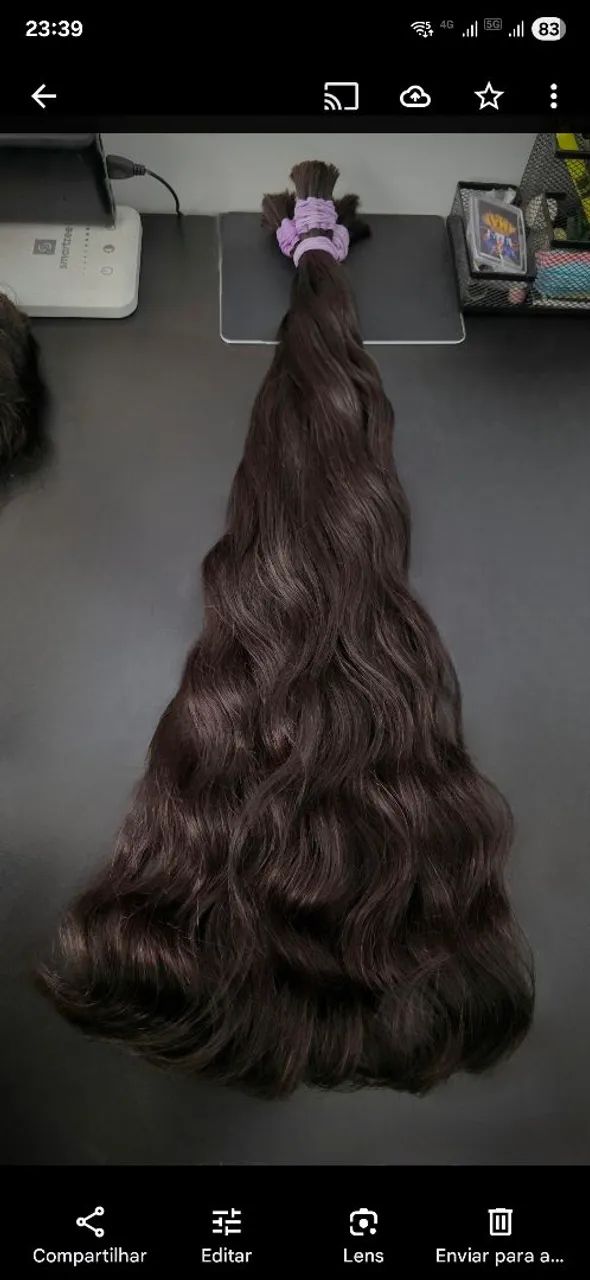 CABELO HUMANO LEGÍTIMO PONTA CHEIA. 5,98 o grama 