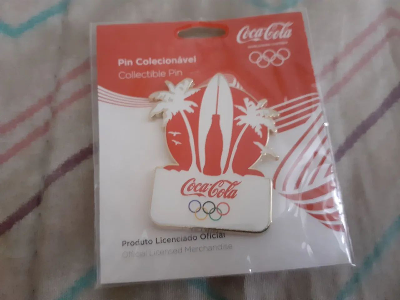 PIN OLIMPÍADAS RIO 2016 COCA COLA NOVO 