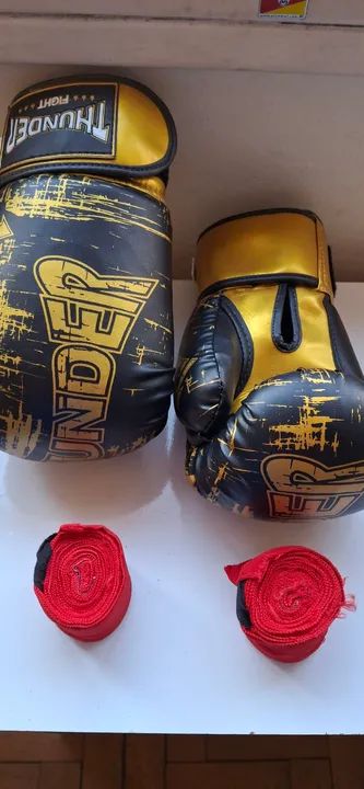 Luvas de Muay Thai Thunder Fight 