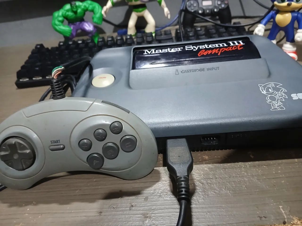 Master System III Compact Sega Sonic na memória  - Foto 2