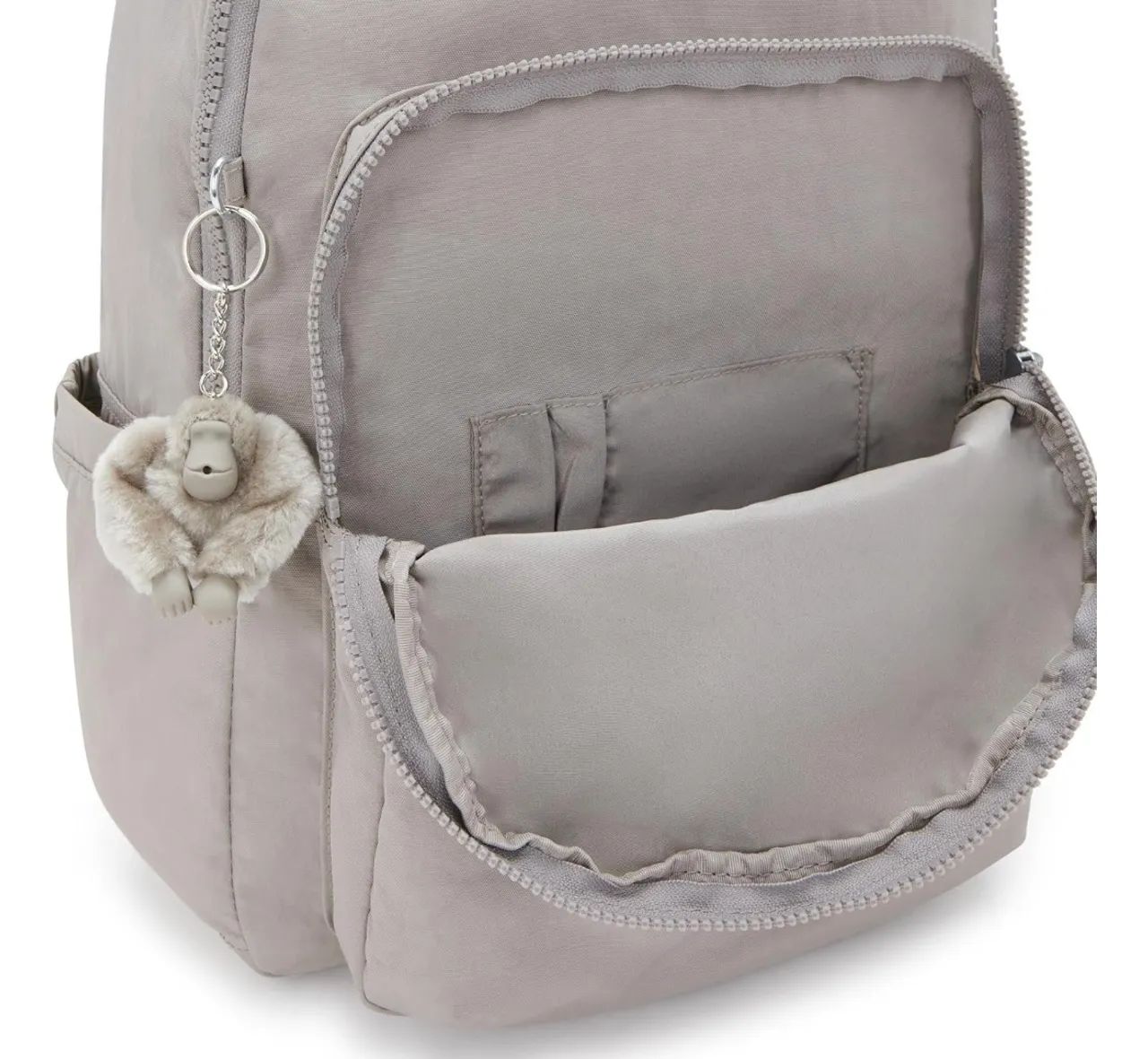 Mochila Kipling Original bege nova pequena  - Foto 5