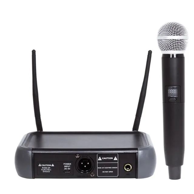 Microfone Sem Fio de Mão Lexsen LM-58u PLL UHF - Foto 2