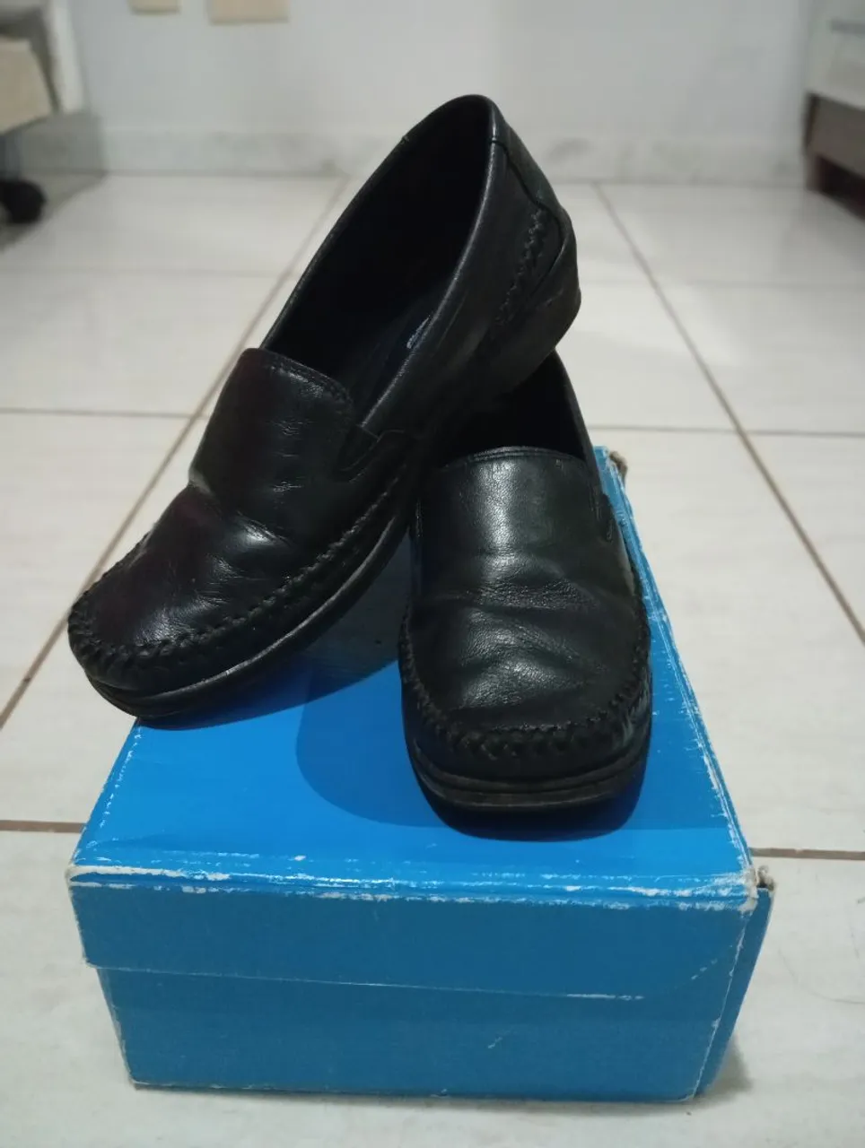 Sapatos Mocassim Feminino Preto