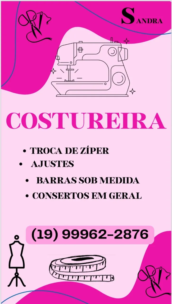 Concerto de roupas em geral ,