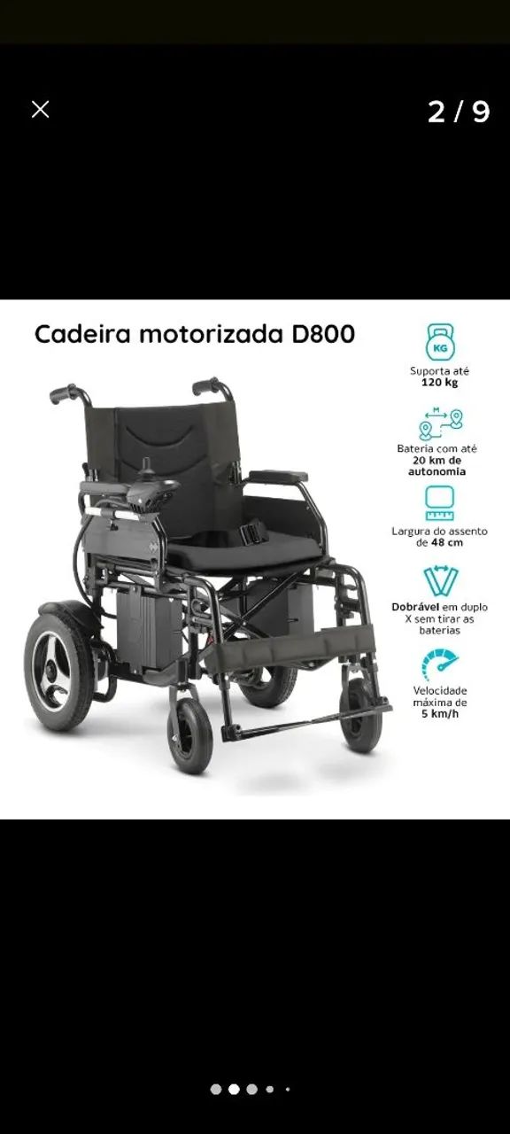 Cadeira Rodas Motorizada - Foto 6