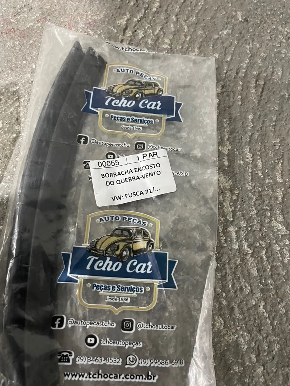 Borrachas e vidros de fusca  - Foto 3