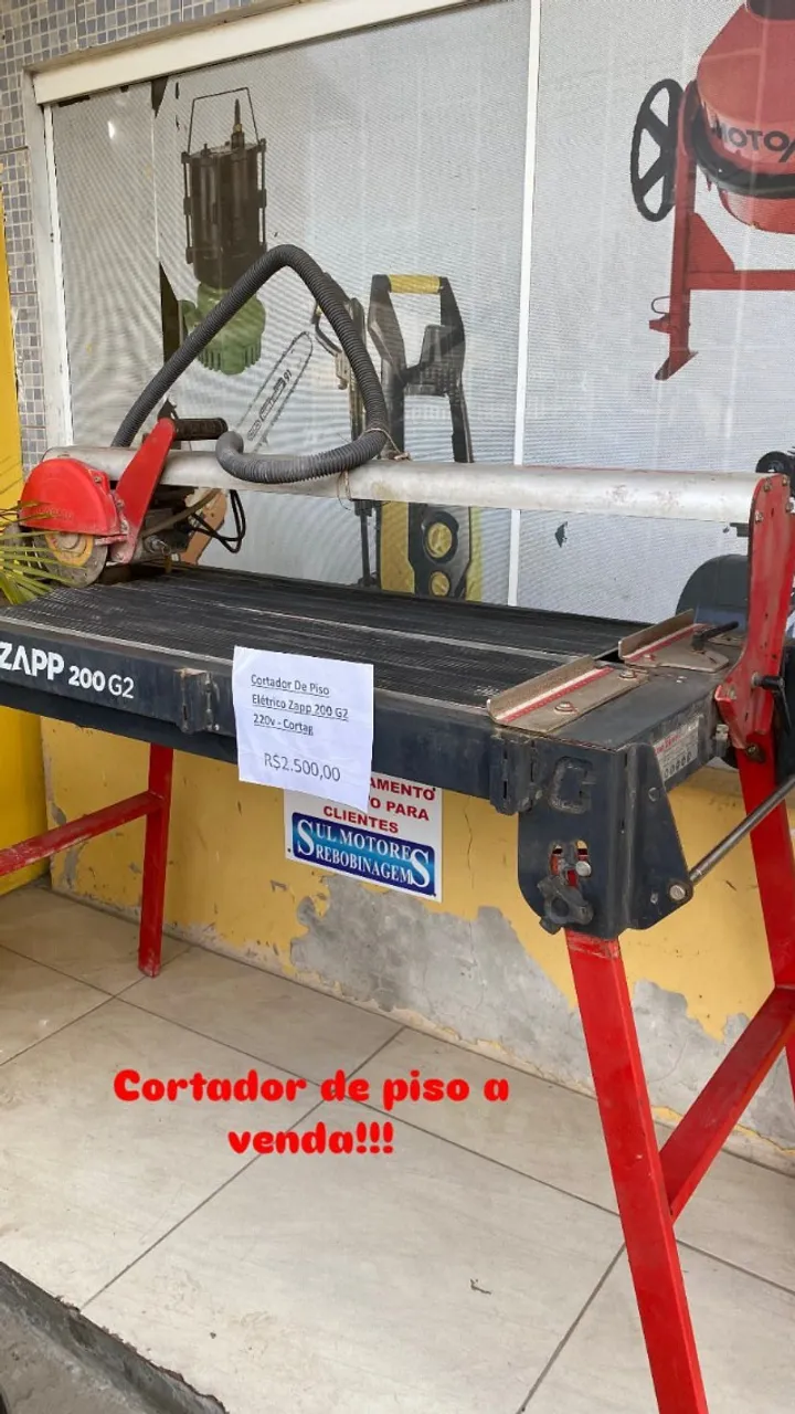 Betoneiras, copos de liquidificador industrial, ferramentas elétrica, cortador de piso