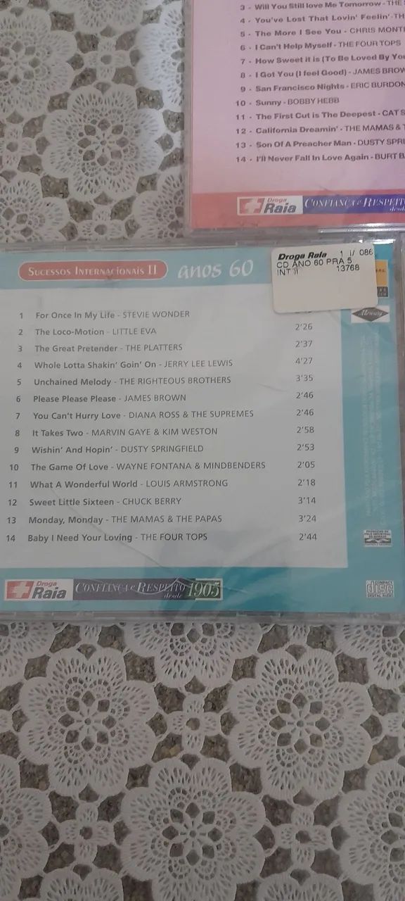 3 CDs Sucessos Internacionais Anos 60 - Foto 4
