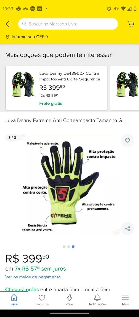 Luvas para motociclista  - Foto 5