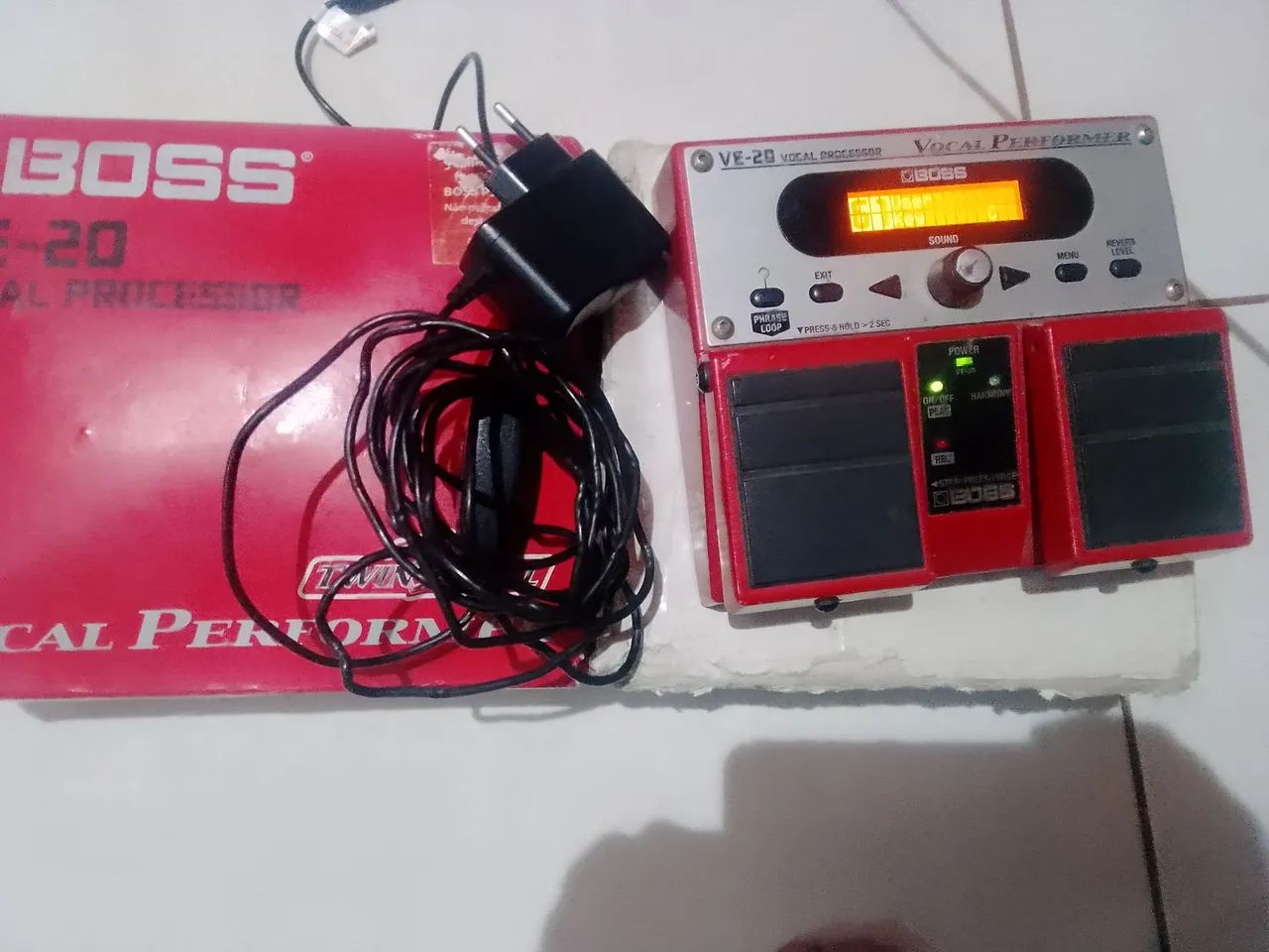 Pedal de Efeito Vocal Boss VE-20