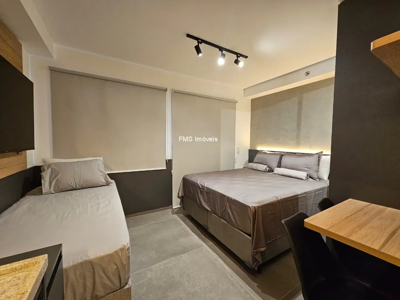Studio mobiliado com 27m² para locação no Brooklin.
