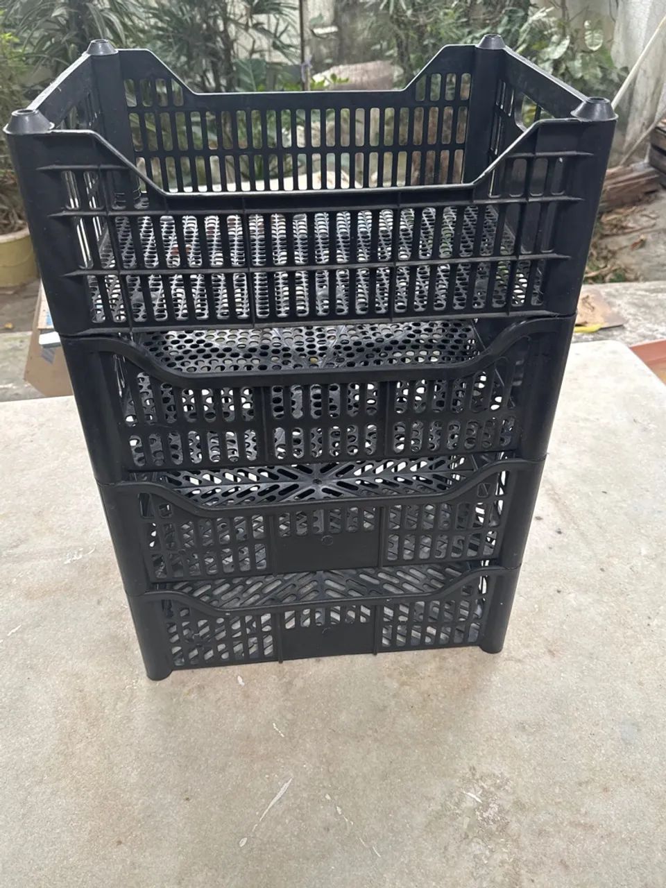 Cesto Caixa de plástico para transporte e organização - Foto 4