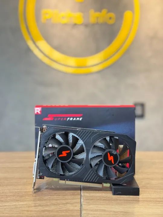 RX 550 4GB Superframe - Loja física - Garantia - Olx Pay - Foto 4