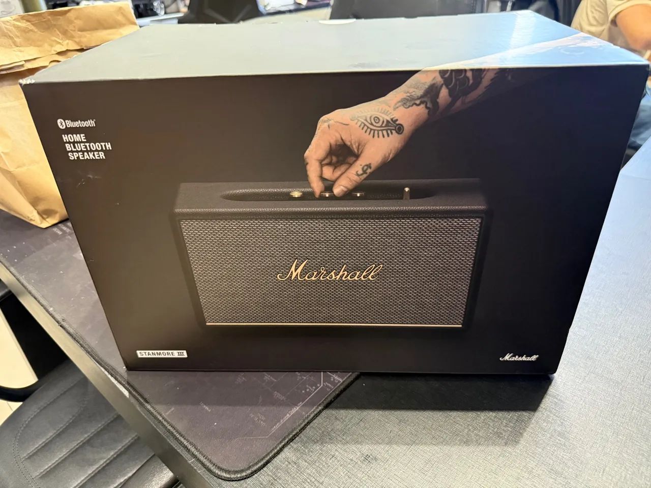 Caixa de som marshall stanmore III nova lacrada com nota fiscal