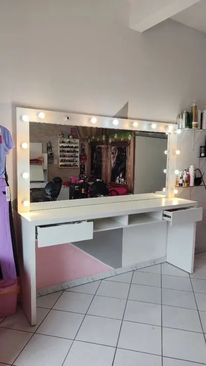 Camarim com lâmpadas led somente o espelho com as lâmpadas - Foto 3