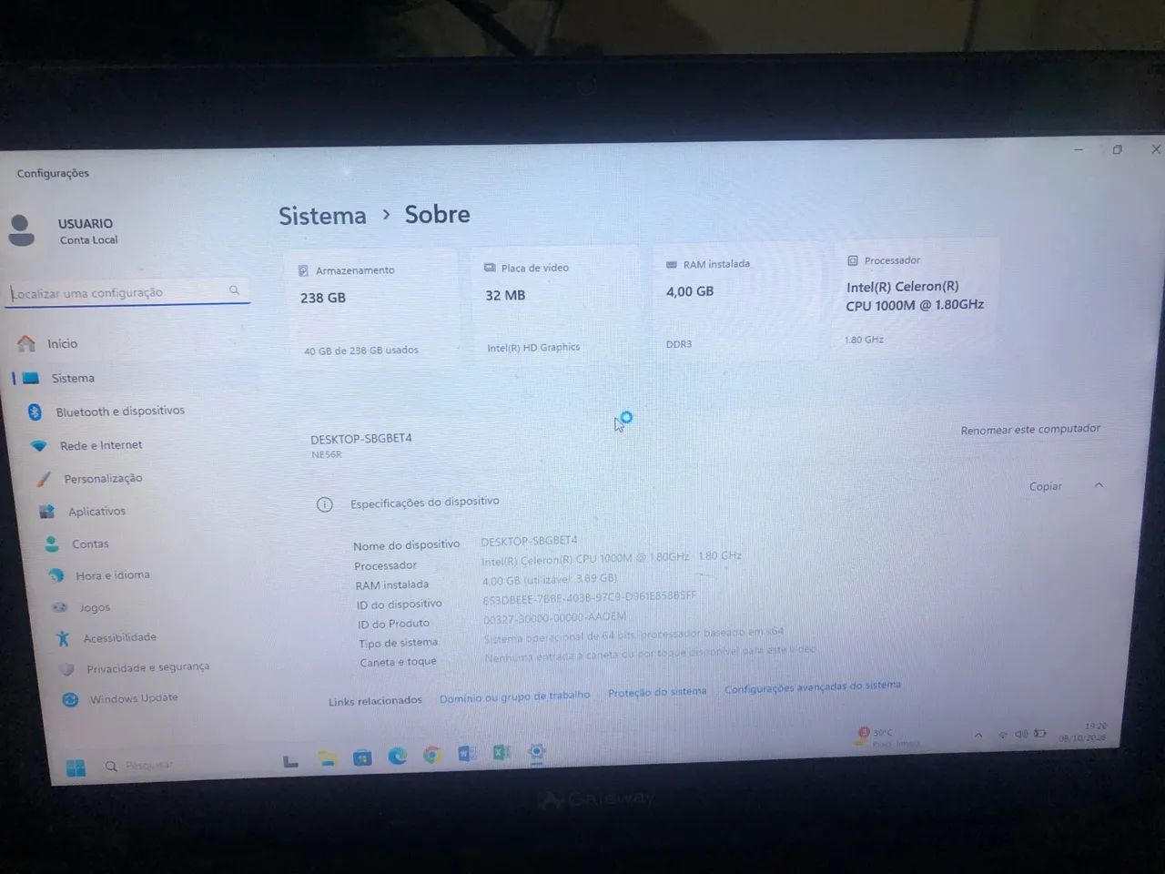 Notebook Celeron dual - Foto 3