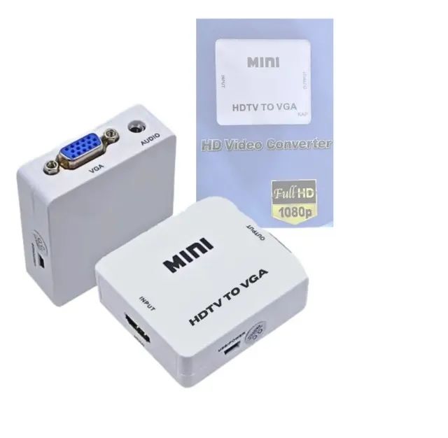 Mini Adaptador Rca Av Conversor P/ Hdmi - Foto 2