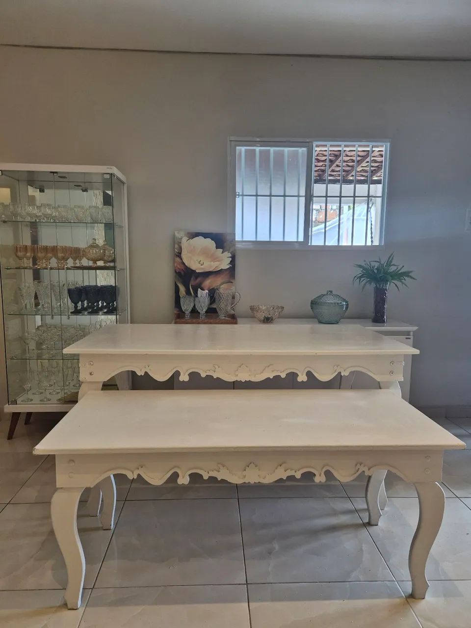 Mesa provençal branca  - Foto 3