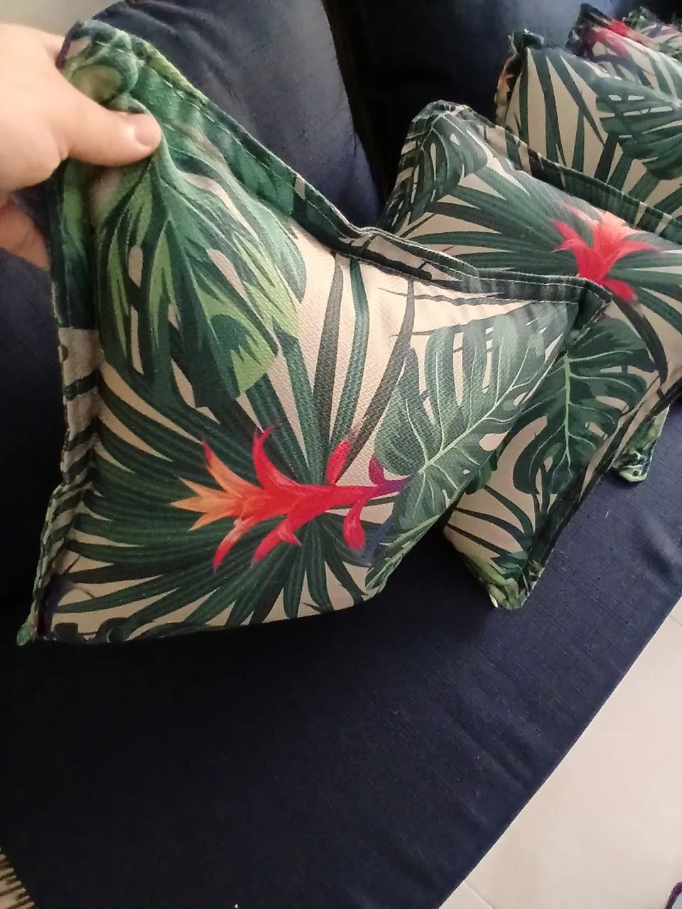 Kit de seis almofadas impermeáveis Jacaúna  - Foto 4