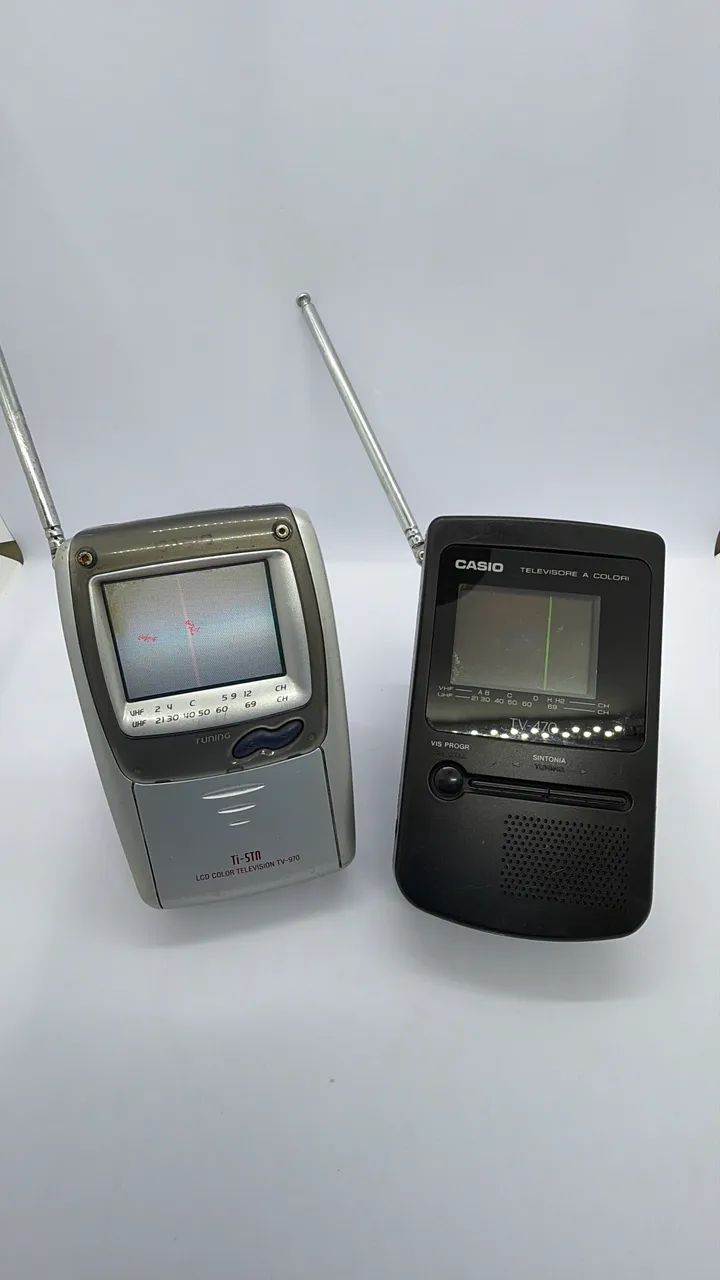 Mini TVs Portáteis Casio LCD Coloridas - Funcionando - Foto 3