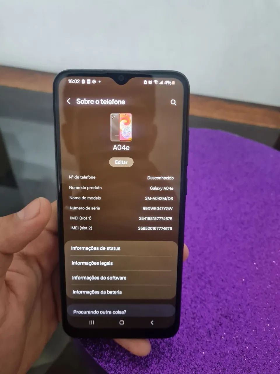 Celular Samsung Galaxy A04e - Foto 2
