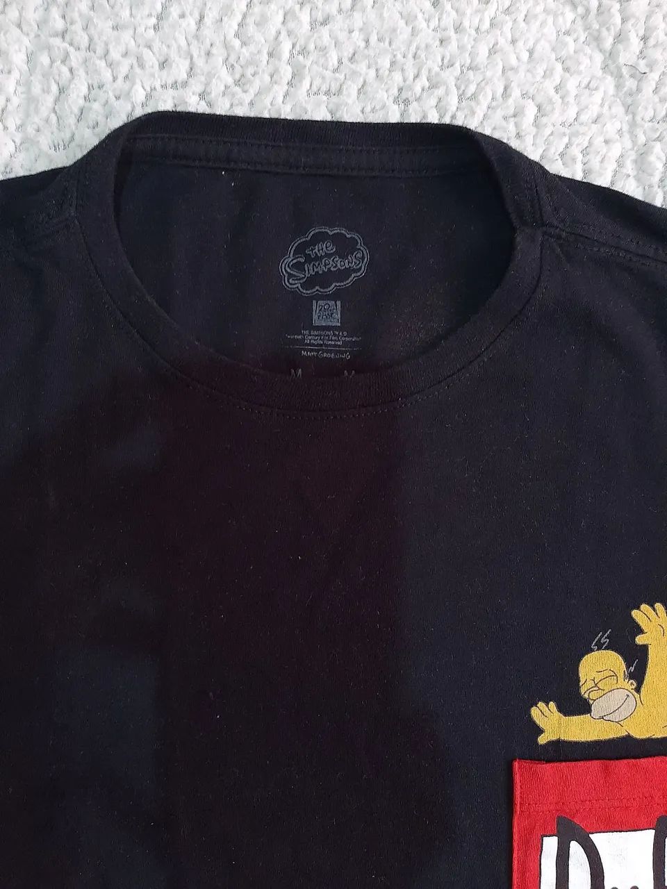 Camiseta com bolso Homer preta | Fox The Simpsons - Foto 3