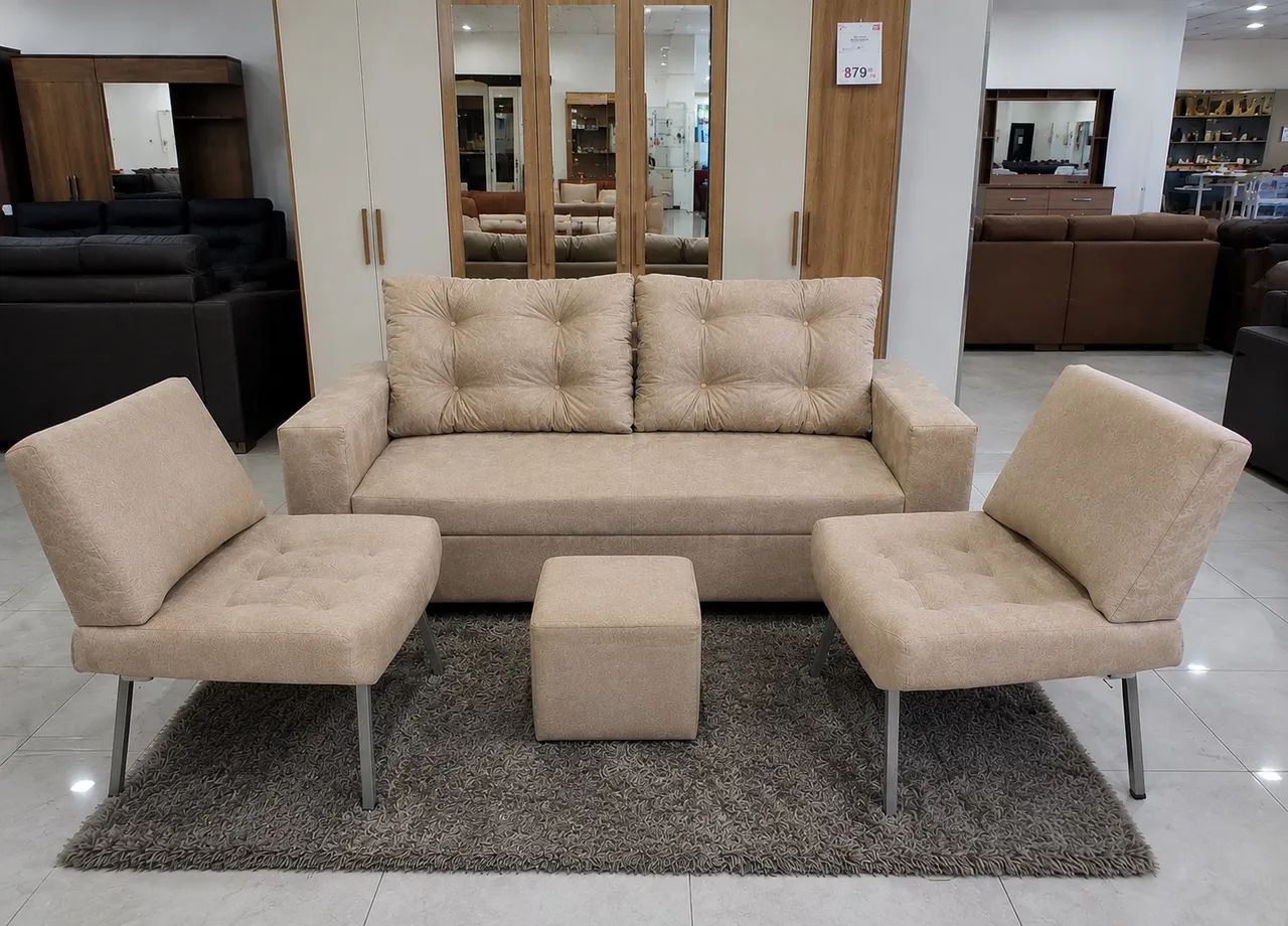 Sofá com Poltronas Pronta Entrega 