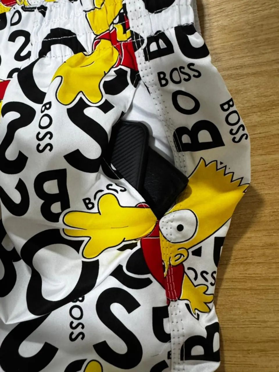 Short Tactel Premium -BOSS- Bart Simpson ? - Foto 3
