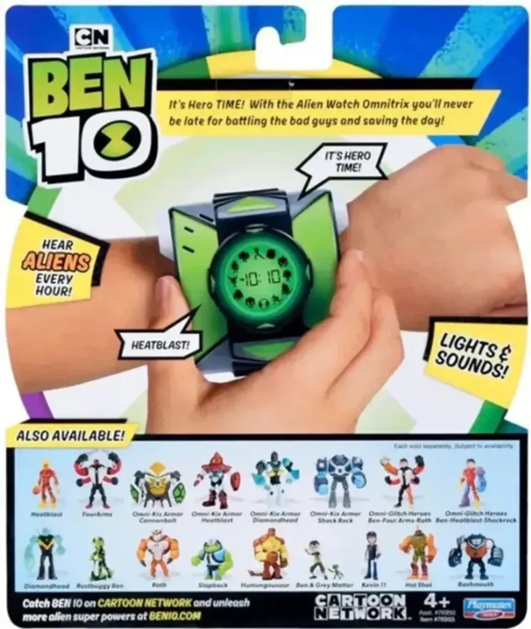 Brinquedo Relógio Digital Alien Omnitrix, Ben 10 Sunny - Foto 5