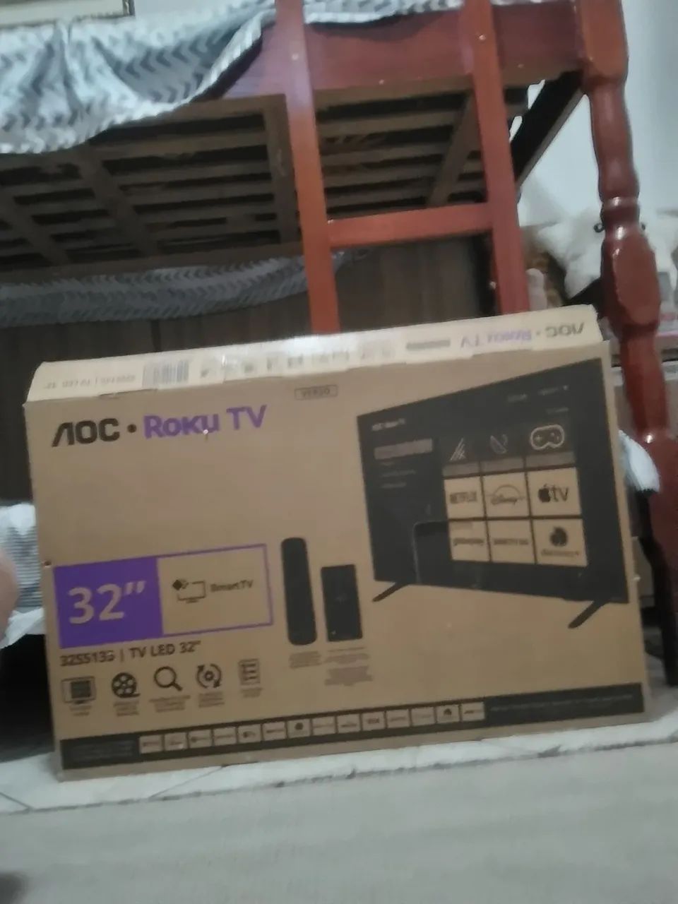 TV AOC Roku smart TV 32 polegadas 