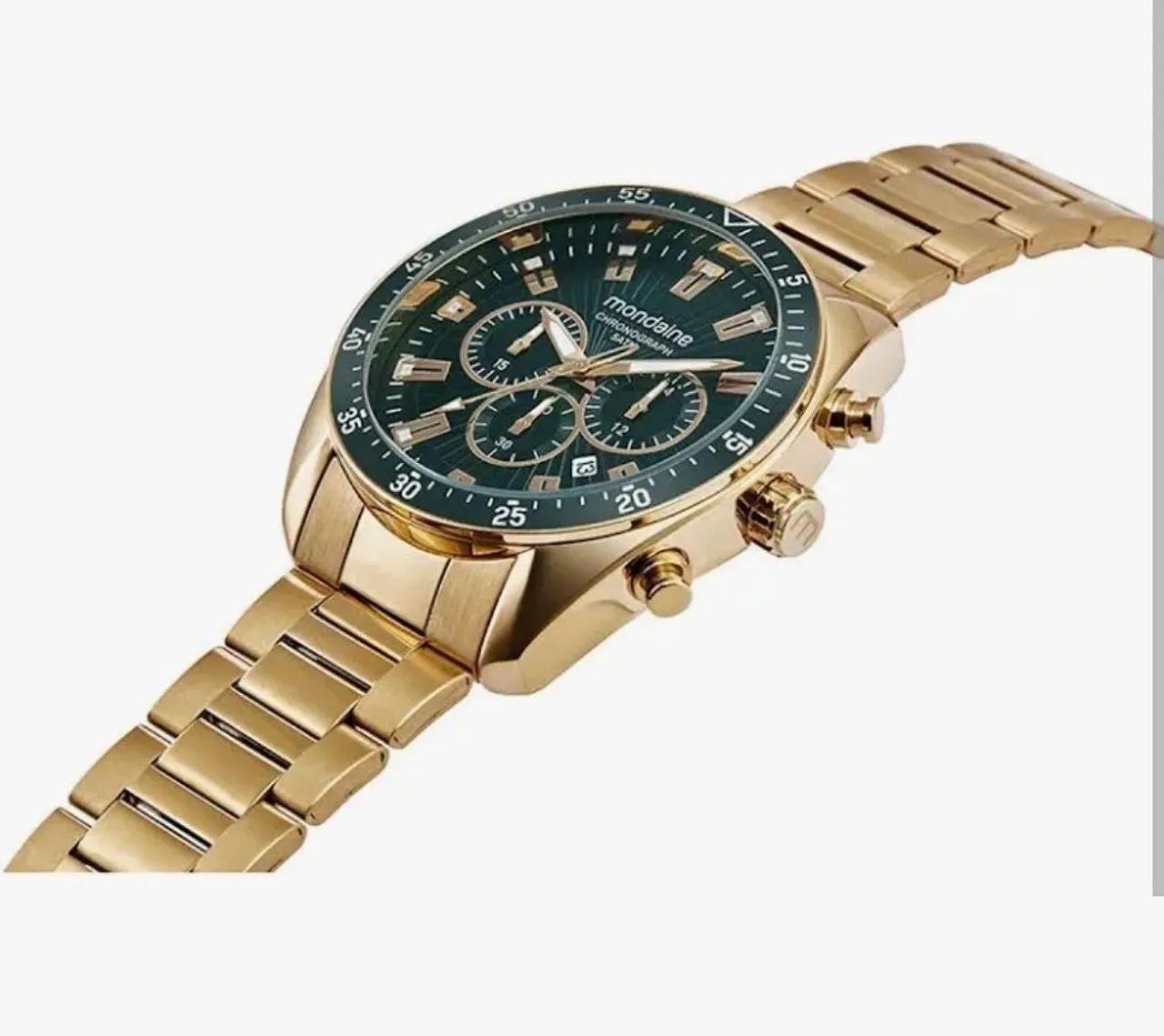 Relógio Mondaine Dourado  - Foto 3
