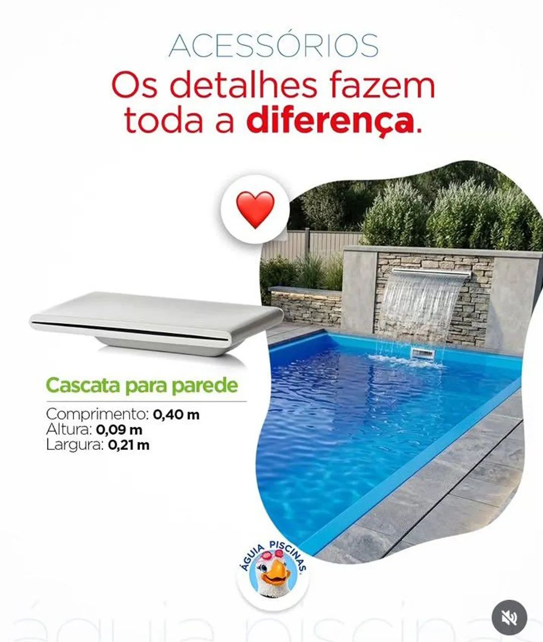 Cascata em fibra para piscina  - Foto 4