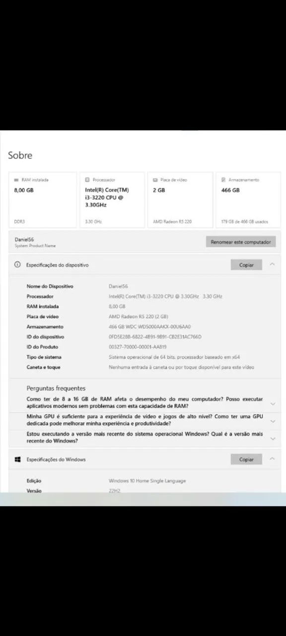 Computador para estudo, trabalho e jogos leves  - Foto 2