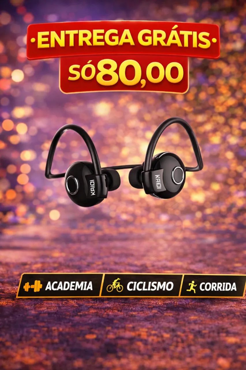 FONE ESPORTIVO KAIDI 903 O MELHOR PARA O SEU ESPORTE - Foto 2