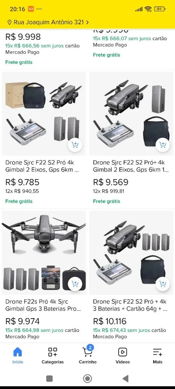 Drone profissional SJRC F22 Pro - Foto 2
